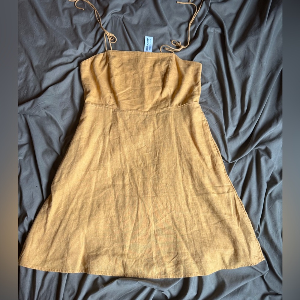 Old Navy Mustard Drawstring Top
